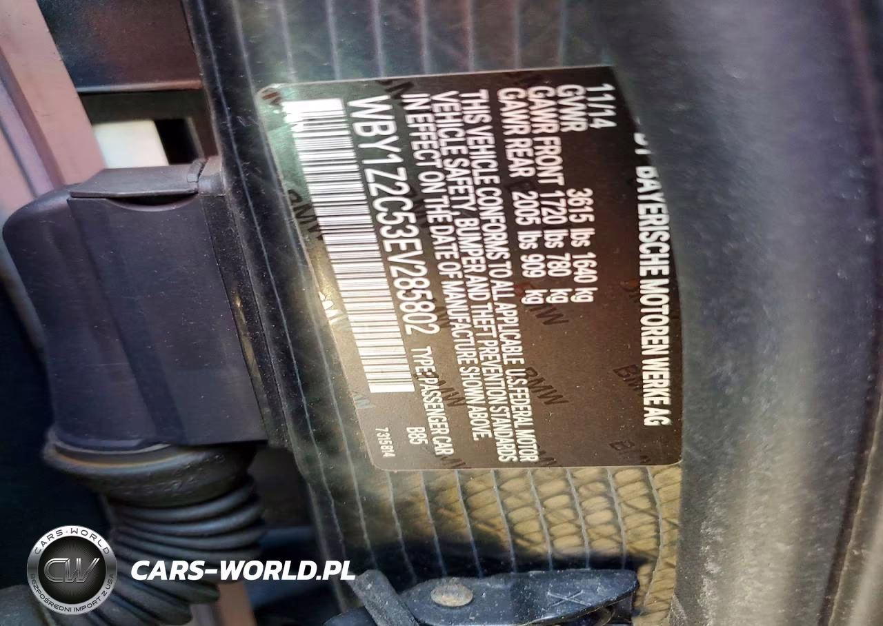 2016 BMW I3 4D Hatchback VIN:WBY1Z2C53EV285802 - 13