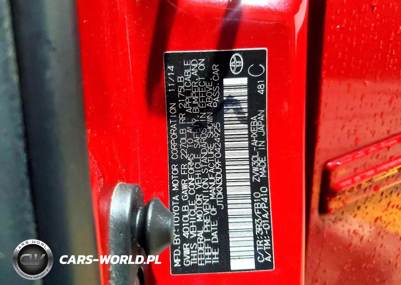 2015 Toyota Prius Three VIN:JTDKN3DU9F0424925 - 12