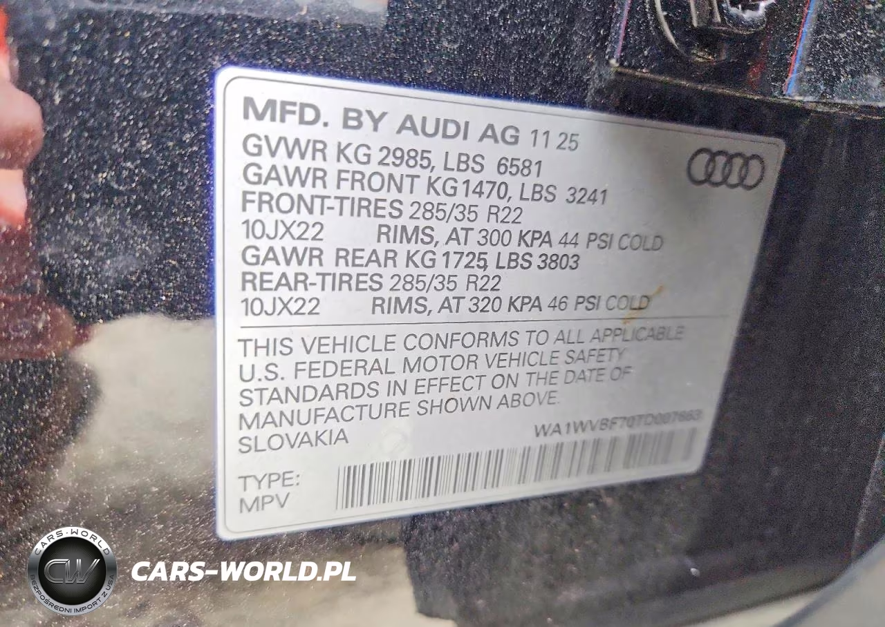 2026 Audi Q7 Prestige VIN:WA1WVBF70TD007663 - 12