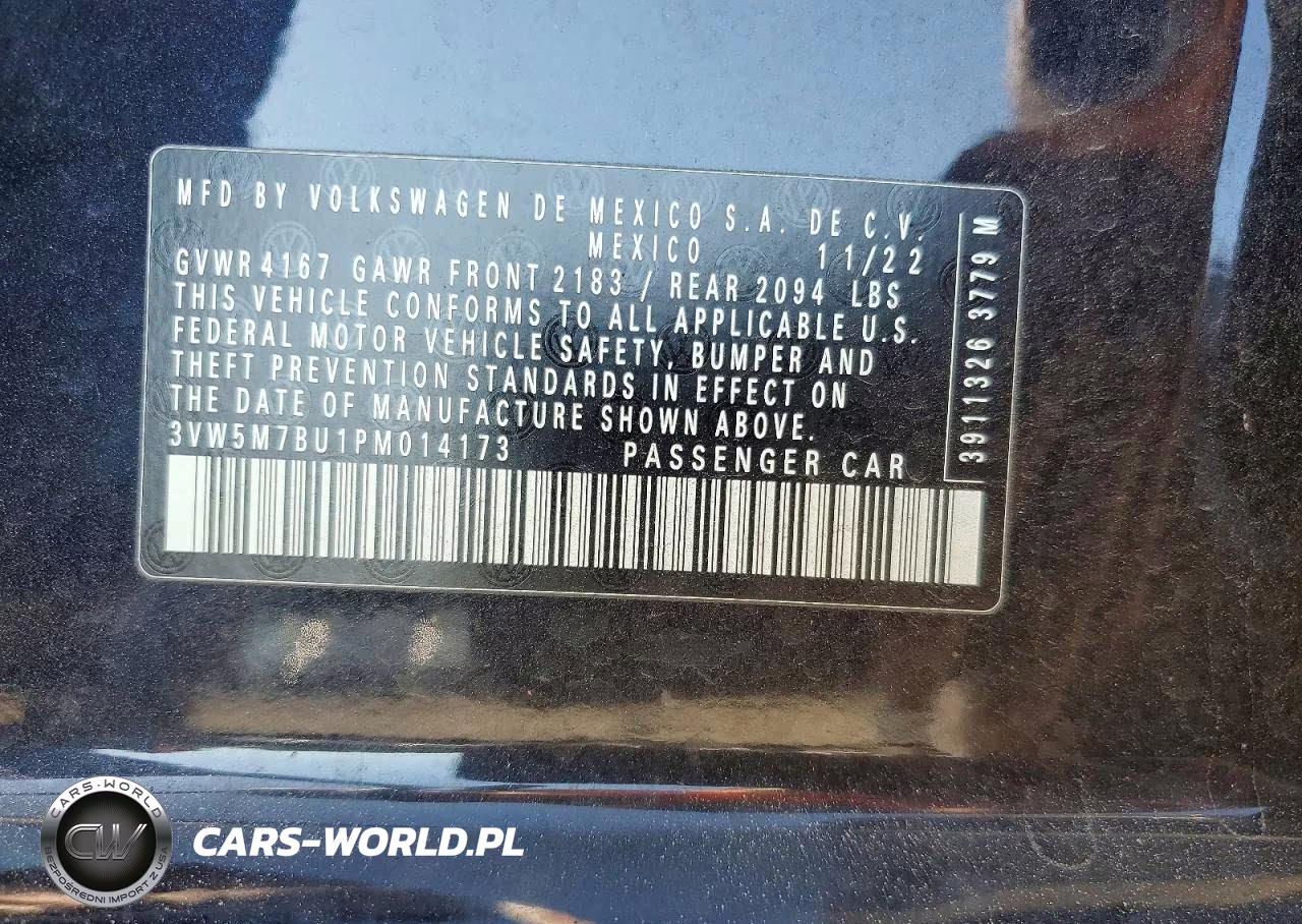 2023 Volkswagen Jetta S VIN:3VW5M7BU1PM014173 - 13