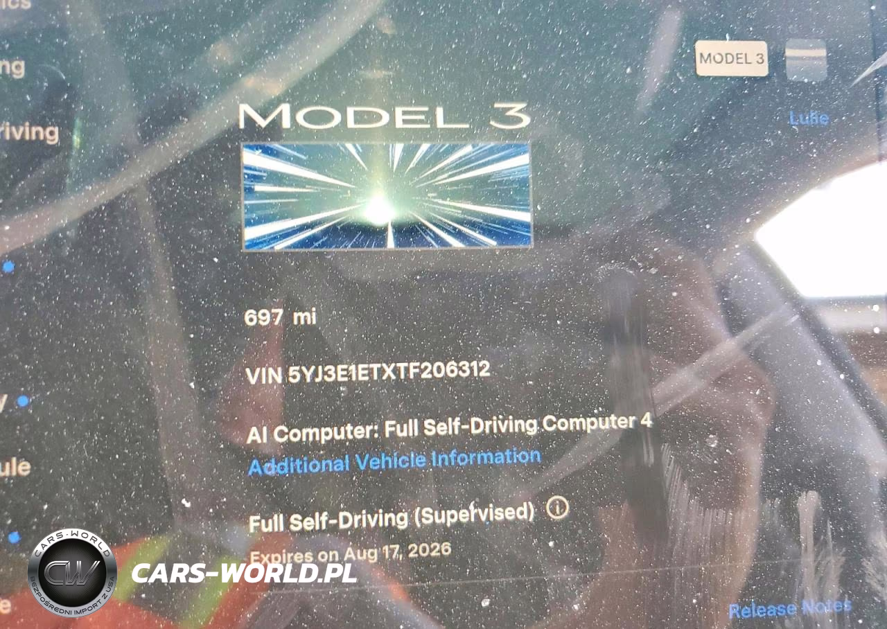2026 Tesla Model 3 VIN:5YJ3E1ETXTF206312 - 9