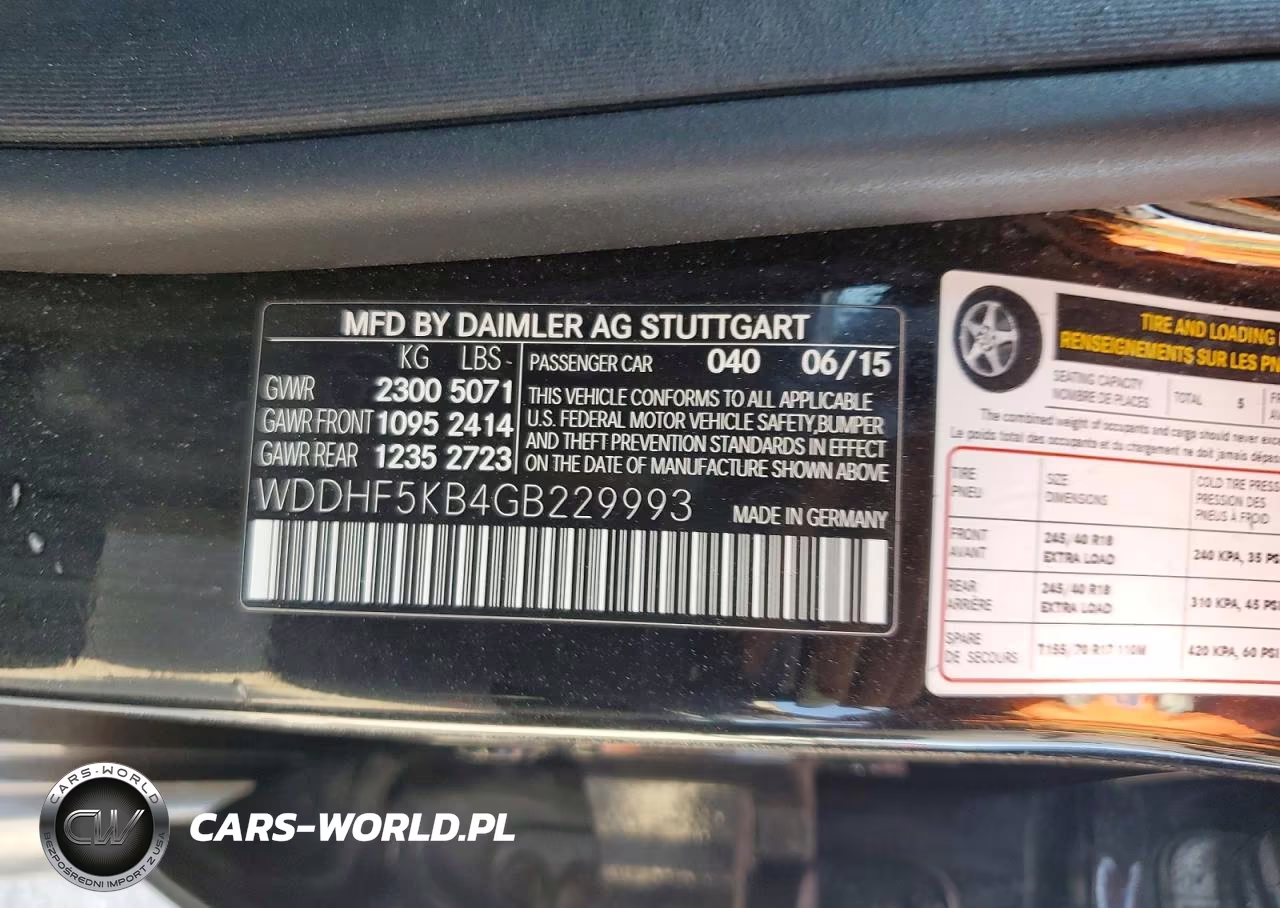 2016 Mercedes-Benz E 350 VIN:WDDHF5KB4GB229993 - 12