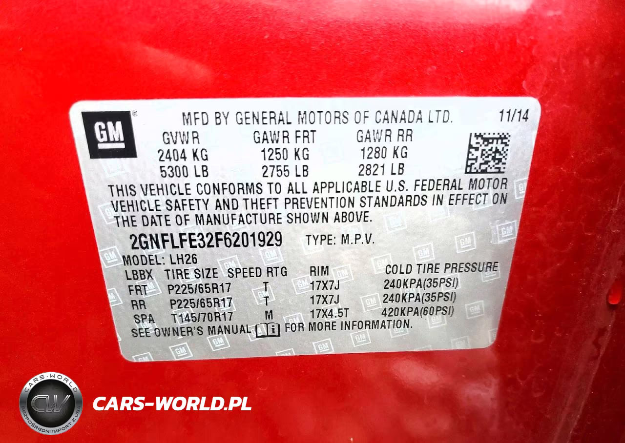 2015 Chevrolet Equinox Lt VIN:2GNFLFE32F6201929 - 13