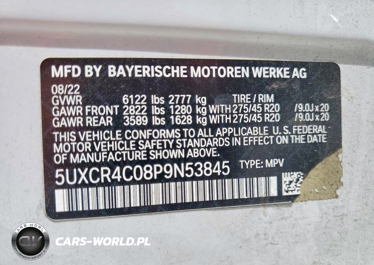2023 BMW X5 Sdrive 40I VIN:5UXCR4C08P9N53845 - 13