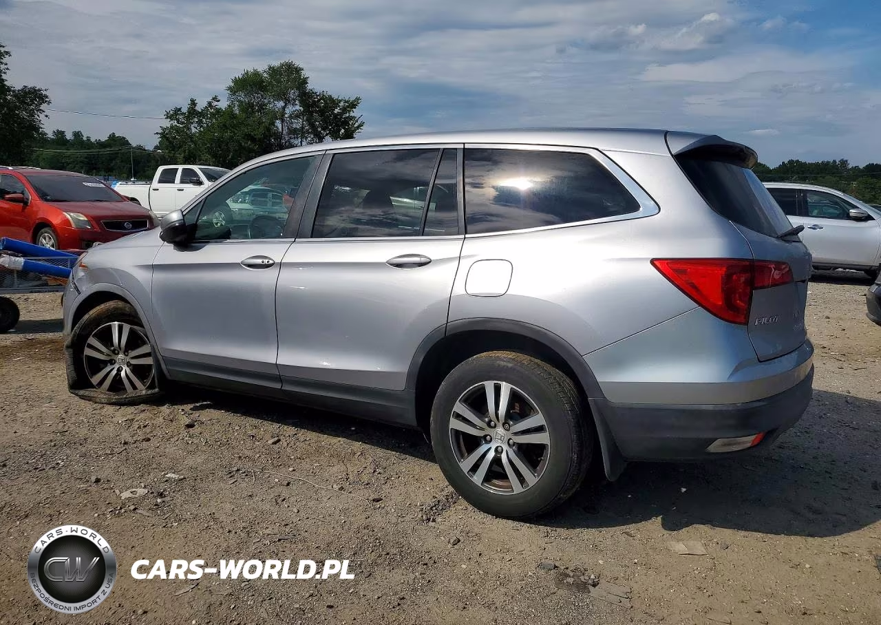 2017 Honda Pilot Exl VIN:5FNYF5H54HB006136 - 2