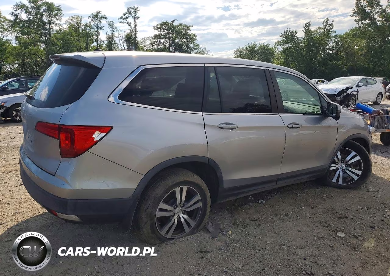 2017 Honda Pilot Exl VIN:5FNYF5H54HB006136 - 3