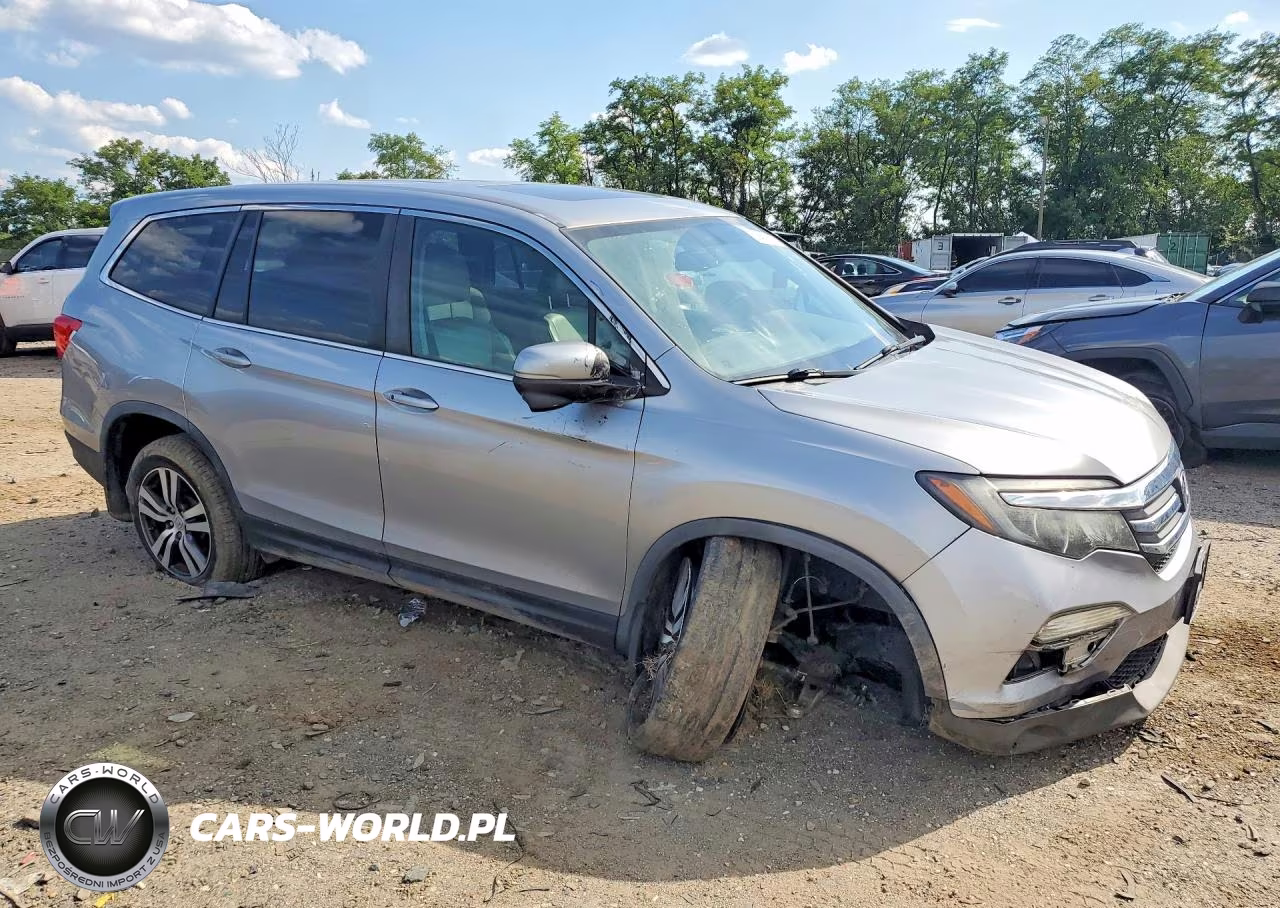 2017 Honda Pilot Exl VIN:5FNYF5H54HB006136 - 4
