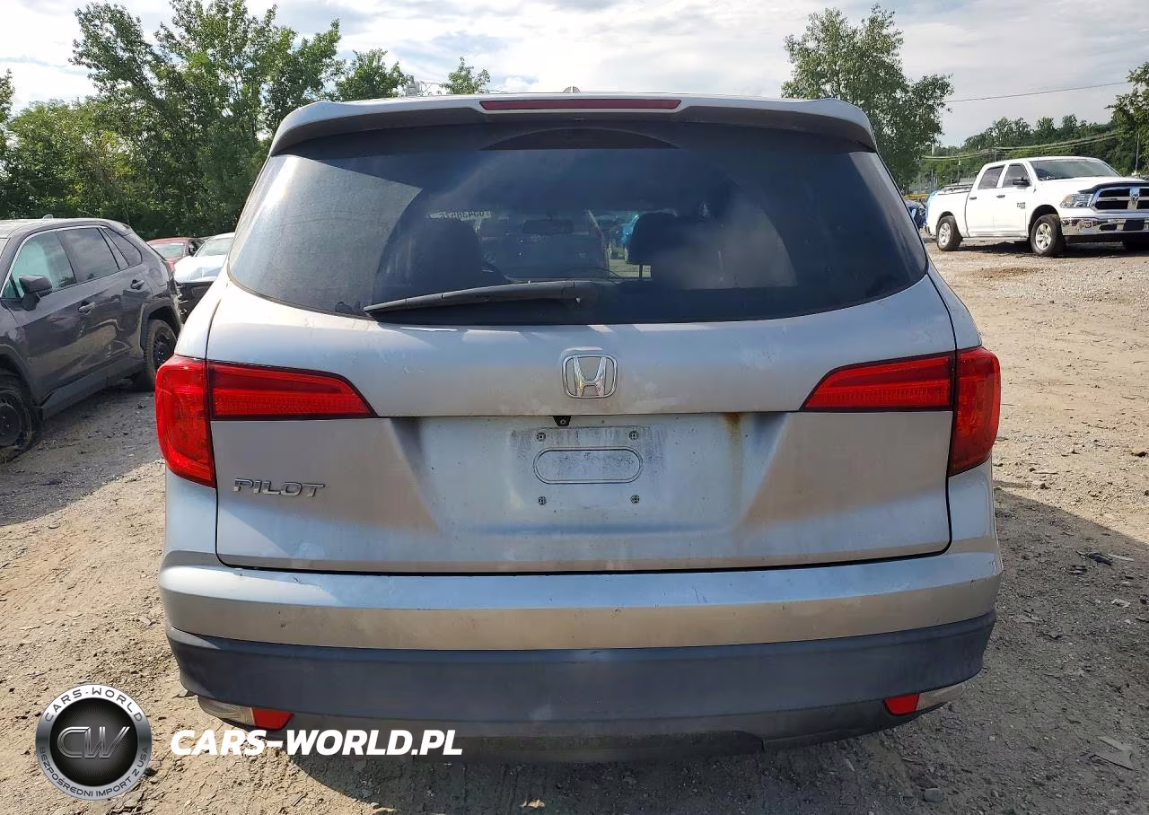 2017 Honda Pilot Exl VIN:5FNYF5H54HB006136 - 6