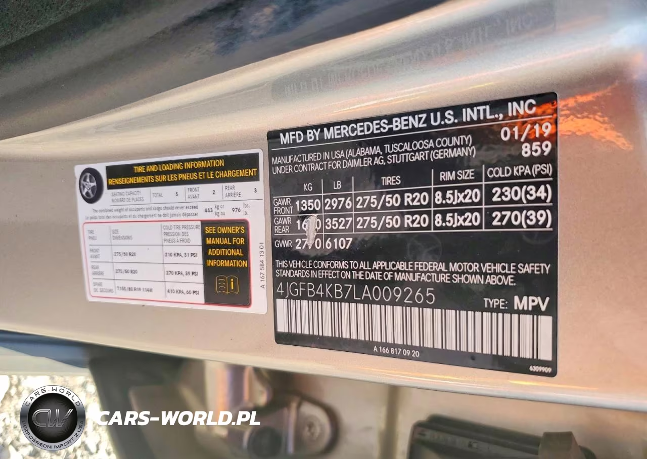 2020 Mercedes-Benz Gle 350 4Matic VIN:4JGFB4KB7LA009265 - 12