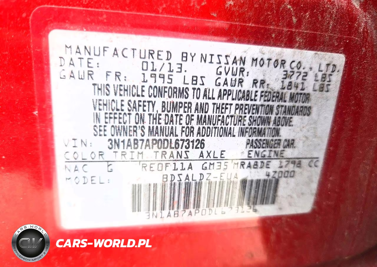 2013 Nissan Sentra S VIN:3N1AB7AP0DL673126 - 12