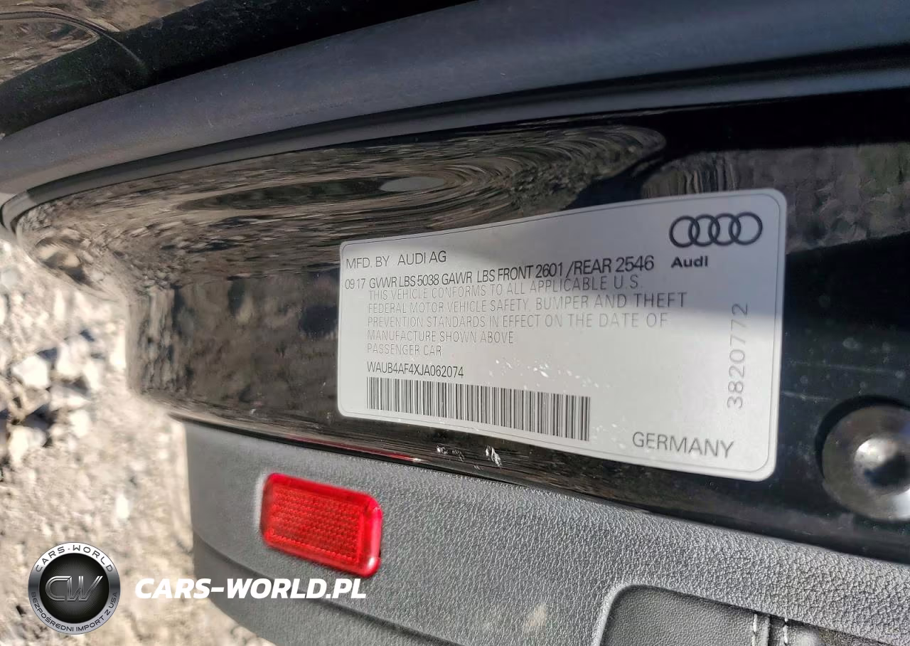 2018 Audi S4 Premium Plus VIN:WAUB4AF4XJA062074 - 12