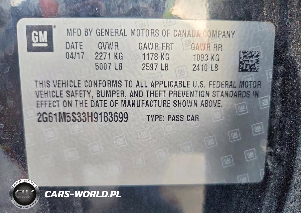 2017 Cadillac Xts Luxury VIN:2G61M5S33H9183699 - 12