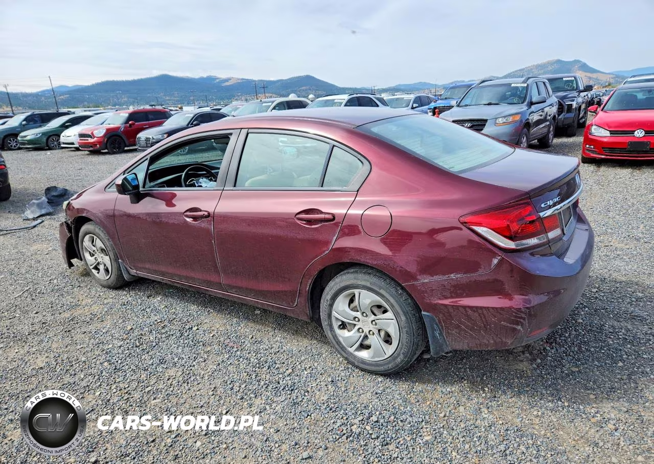 2014 Honda Civic Lx VIN:19XFB2F52EE243665 - 2