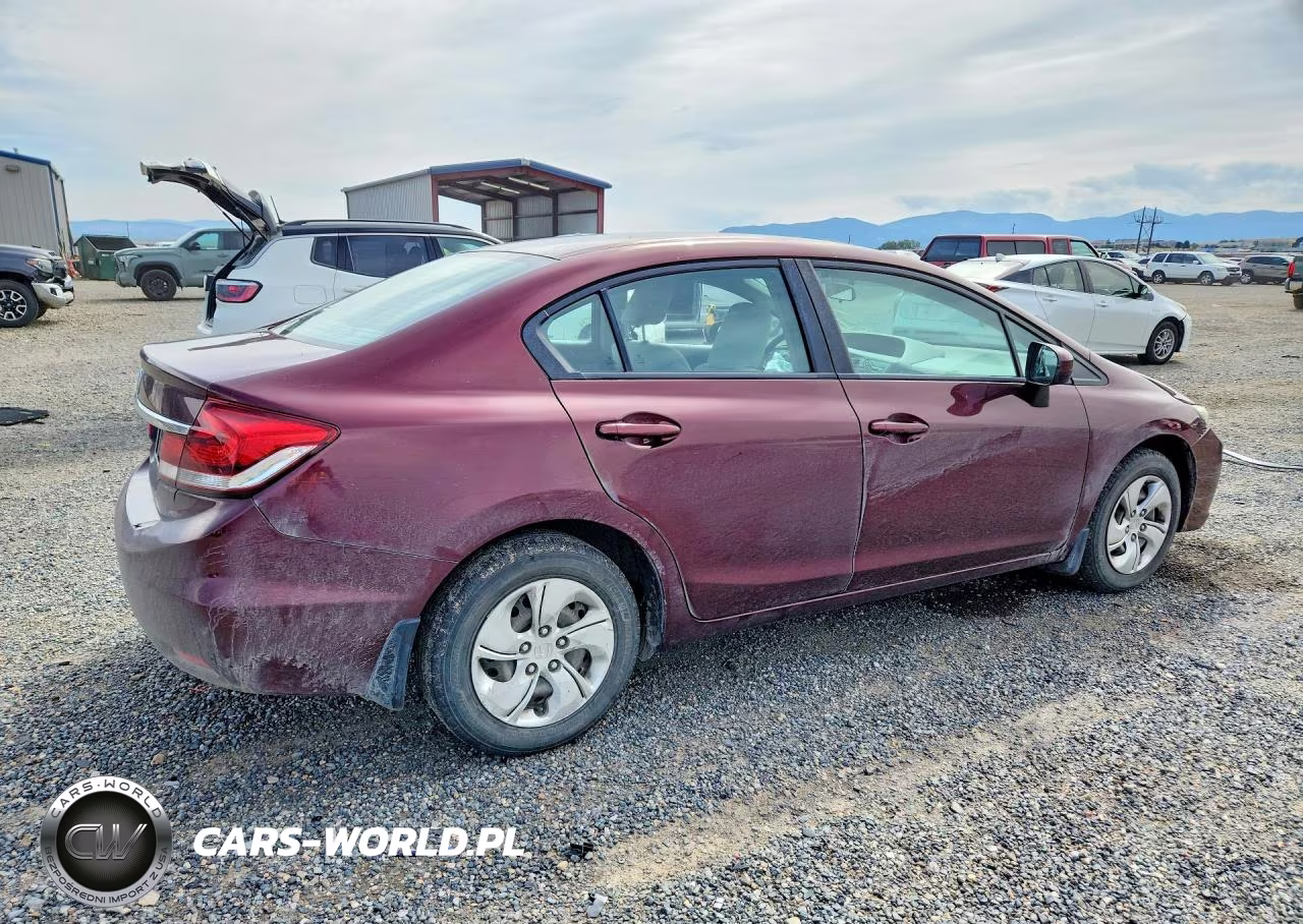 2014 Honda Civic Lx VIN:19XFB2F52EE243665 - 3