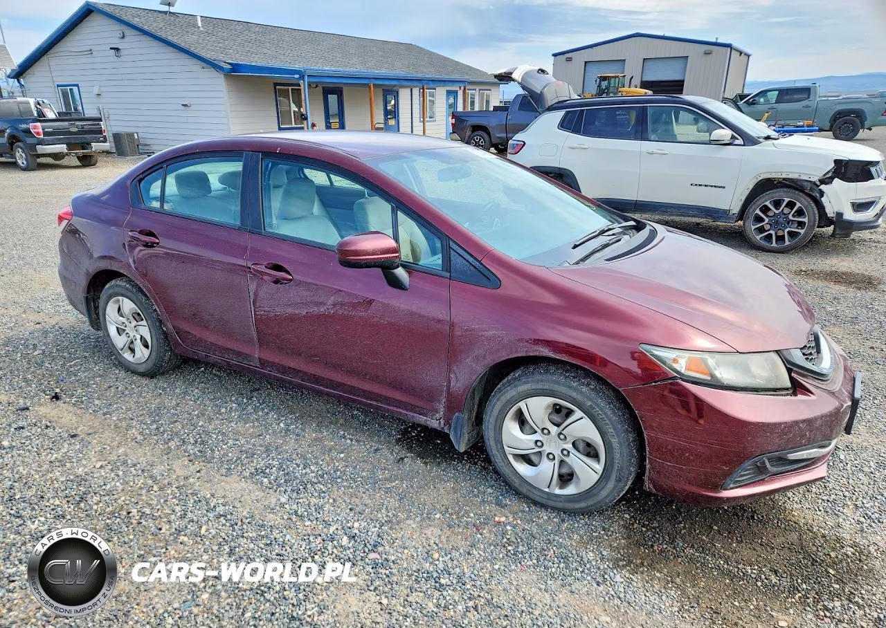 2014 Honda Civic Lx VIN:19XFB2F52EE243665 - 4