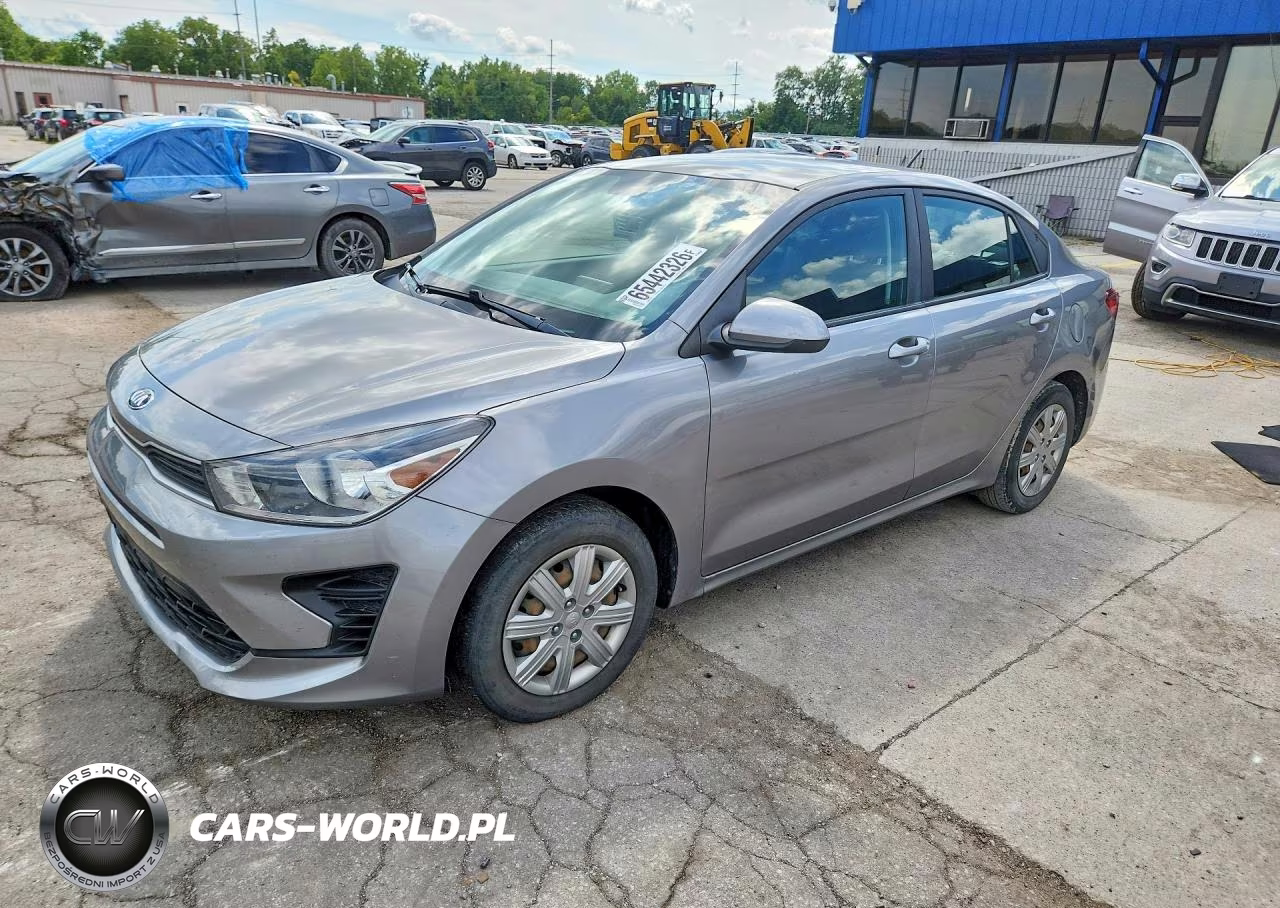 2021 Kia Rio S VIN:3KPA24AD3ME393206 - 1