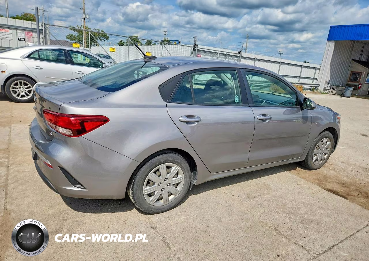 2021 Kia Rio S VIN:3KPA24AD3ME393206 - 3
