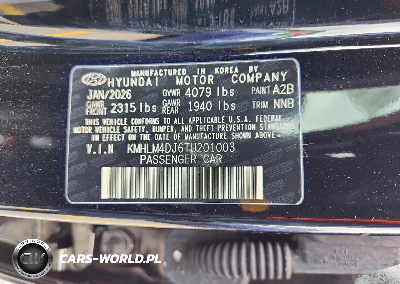 2026 Hyundai Elantra Hybrid Blue VIN:KMHLM4DJ6TU201003 - 12