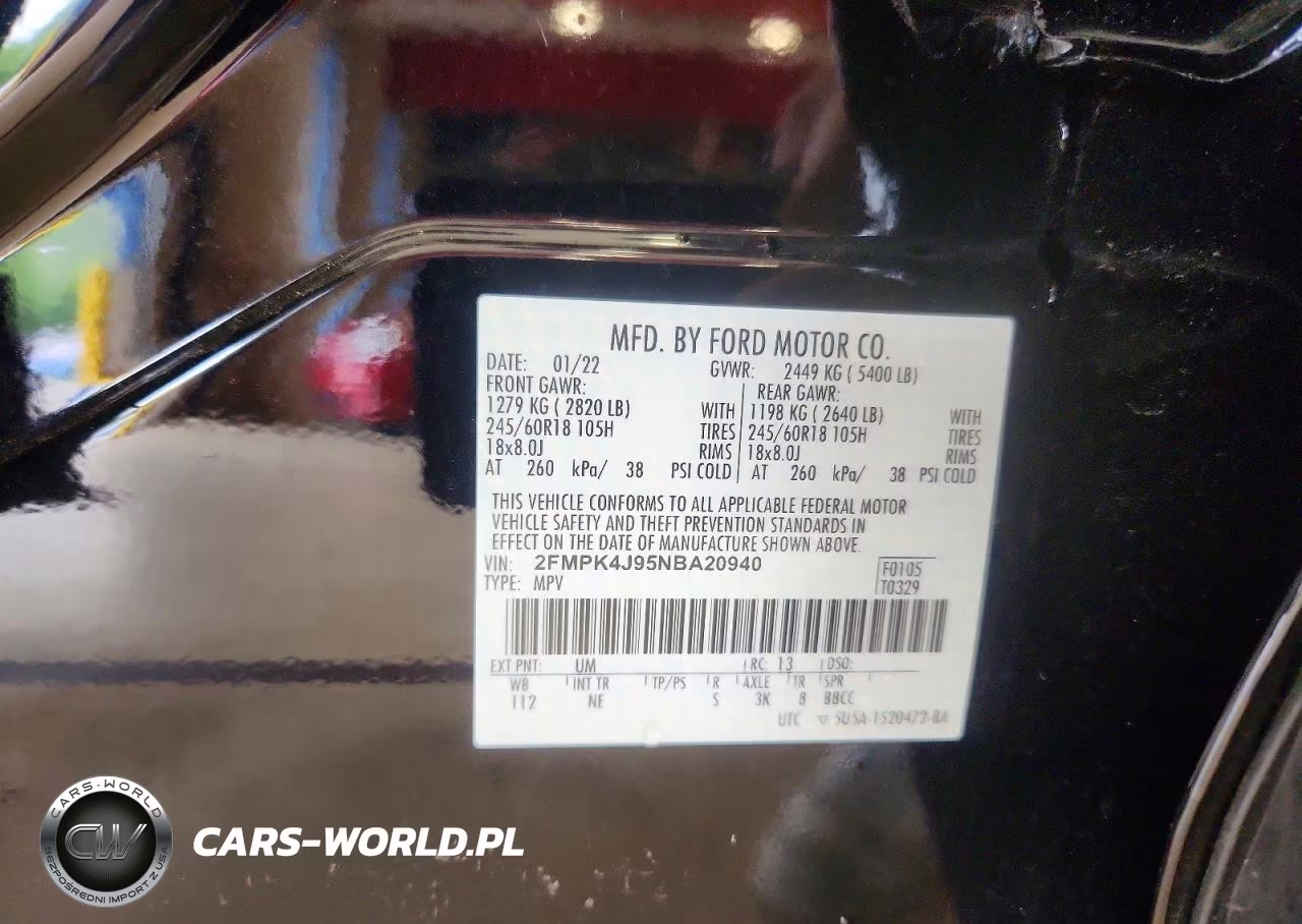 2022 Ford Edge Sel VIN:2FMPK4J95NBA20940 - 13
