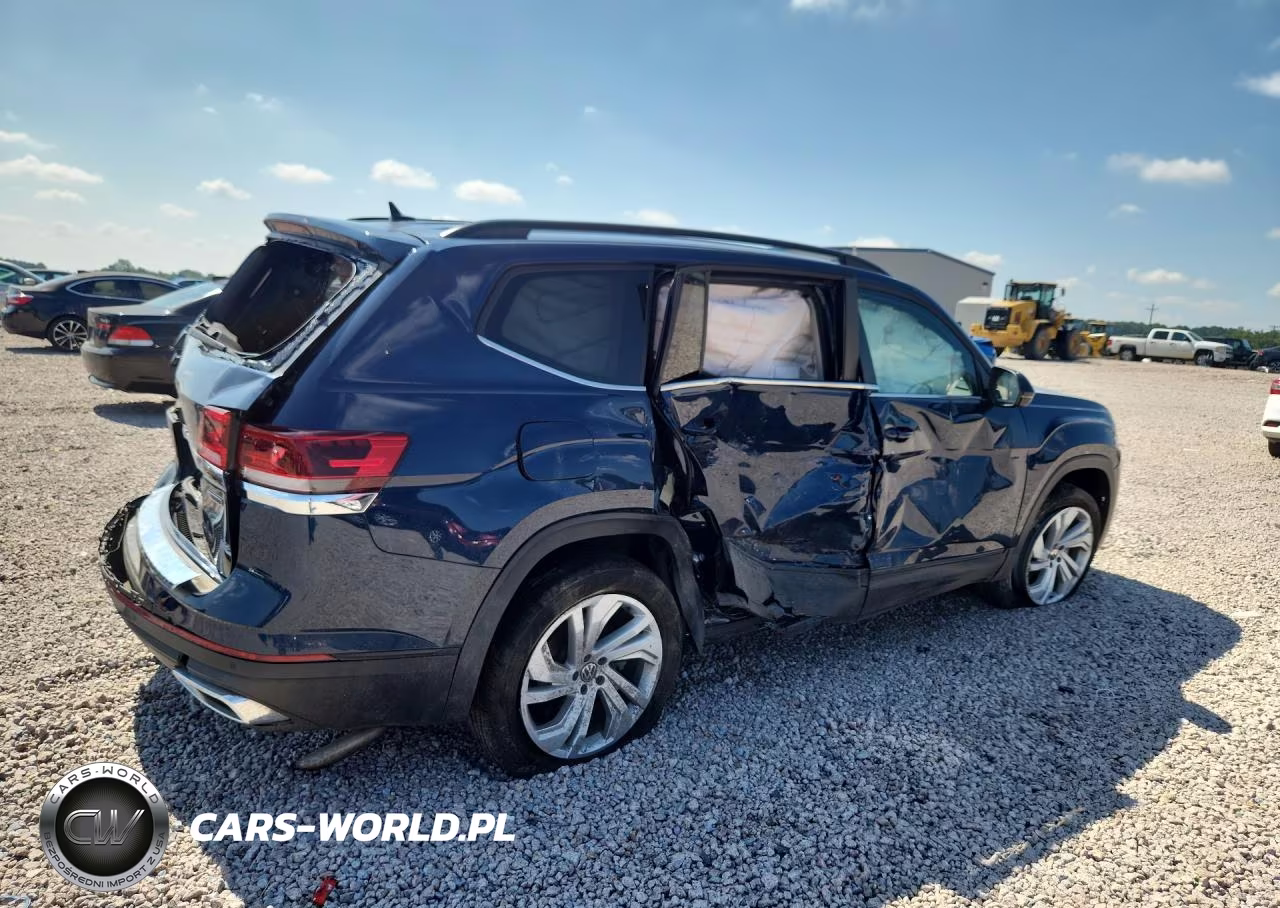 2021 Volkswagen Atlas Se VIN:1V2HR2CA5MC605434 - 3
