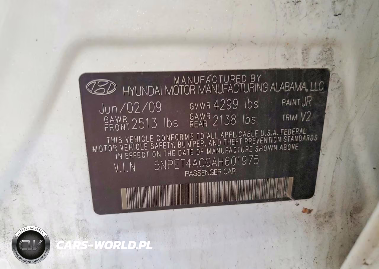 2010 Hyundai Sonata Gls VIN:5NPET4AC0AH601975 - 12