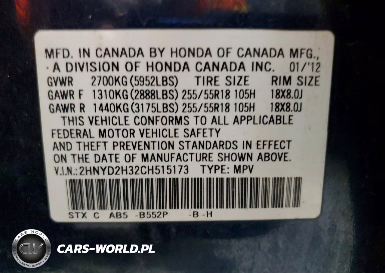 2012 Acura Mdx Technology VIN:2HNYD2H32CH515173 - 14
