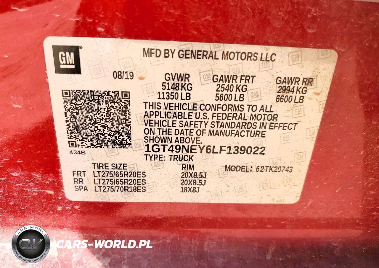 2020 GMC Sierra K2500 Slt VIN:1GT49NEY6LF139022 - 13
