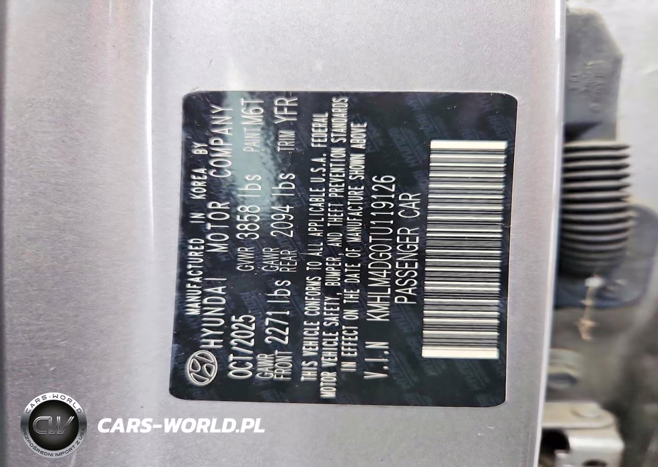 2026 Hyundai Elantra Sel Sport VIN:KMHLM4DG0TU119126 - 12