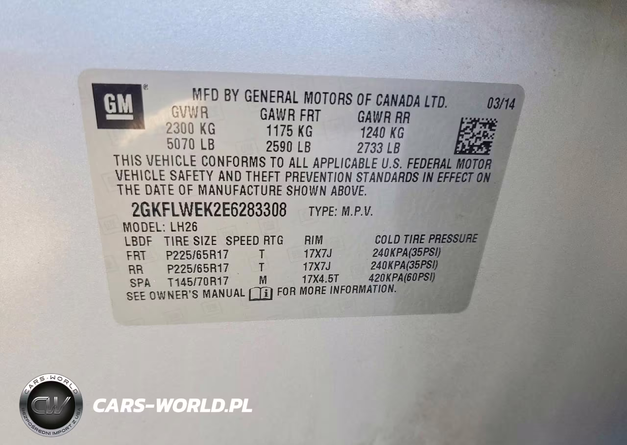 2014 GMC Terrain Sle VIN:2GKFLWEK2E6283308 - 13