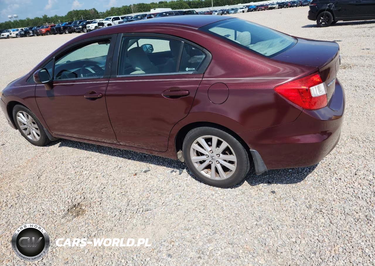 2012 Honda Civic Ex VIN:2HGFB2F80CH579571 - 2