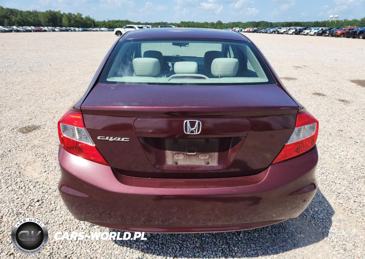 2012 Honda Civic Ex VIN:2HGFB2F80CH579571 - 6