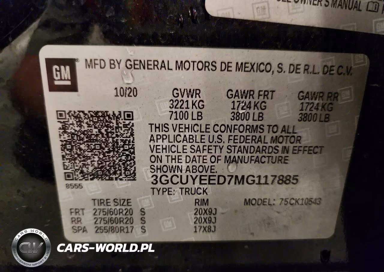 2021 Chevrolet Silverado K1500 Rst VIN:3GCUYEED7MG117885 - 12