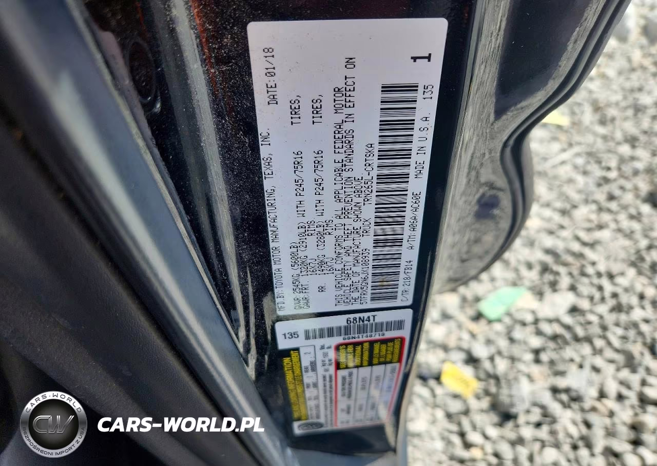 2018 Toyota Tacoma Sr VIN:5TFRX5GN6JX108939 - 12