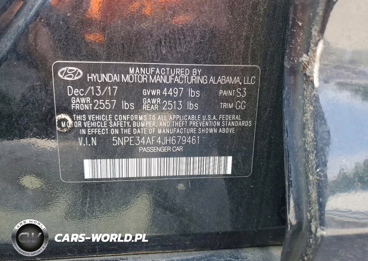 2018 Hyundai Sonata Sel VIN:5NPE34AF4JH679461 - 12