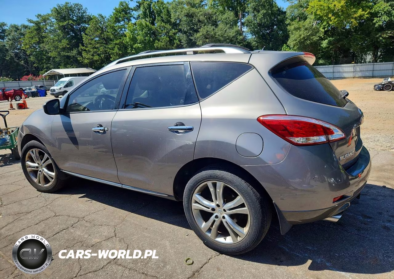 2012 Nissan Murano Le VIN:JN8AZ1MU4CW117454 - 2