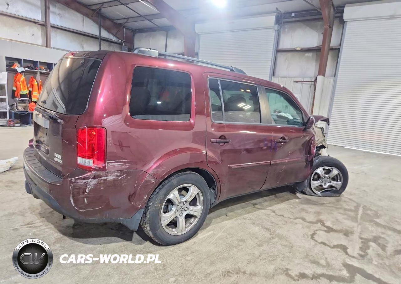 2013 Honda Pilot Exl VIN:5FNYF4H57DB081448 - 3