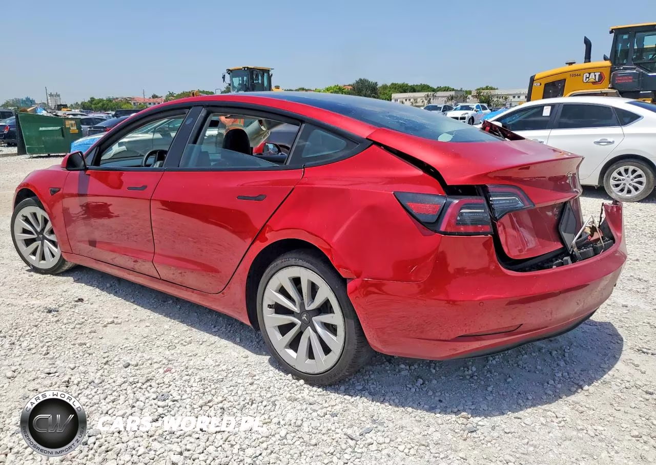 2022 Tesla Model 3 VIN:5YJ3E1EA0NF187299 - 2