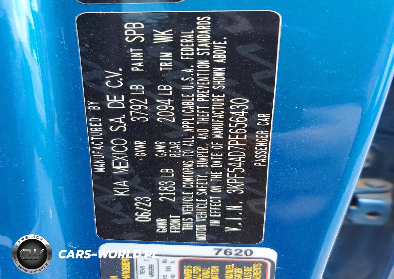 2023 Kia Forte Gt Line VIN:3KPF54AD7PE656430 - 12