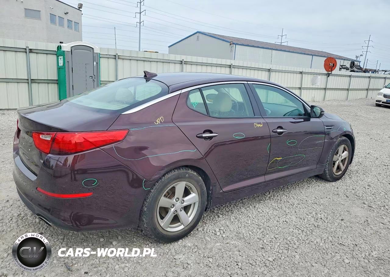 2015 Kia Optima Lx VIN:5XXGM4A76FG486908 - 3