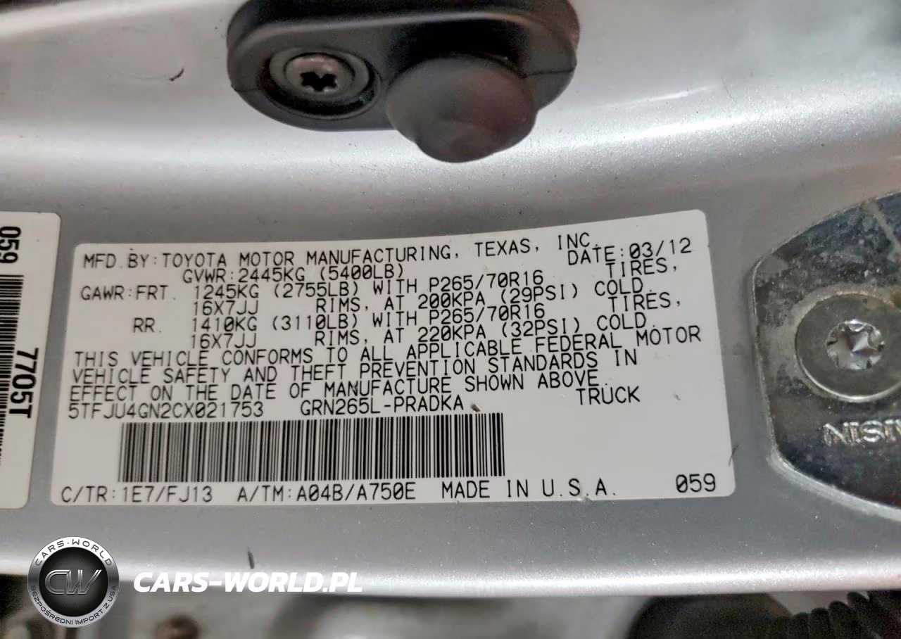 2012 Toyota Tacoma Double Cab Prerunner VIN:5TFJU4GN2CX021753 - 12