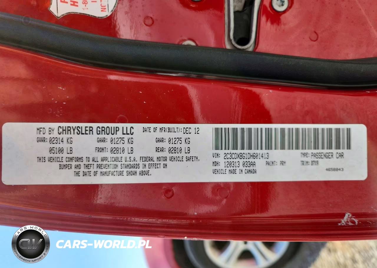 2013 Dodge Charger Se VIN:2C3CDXBG1DH601413 - 12