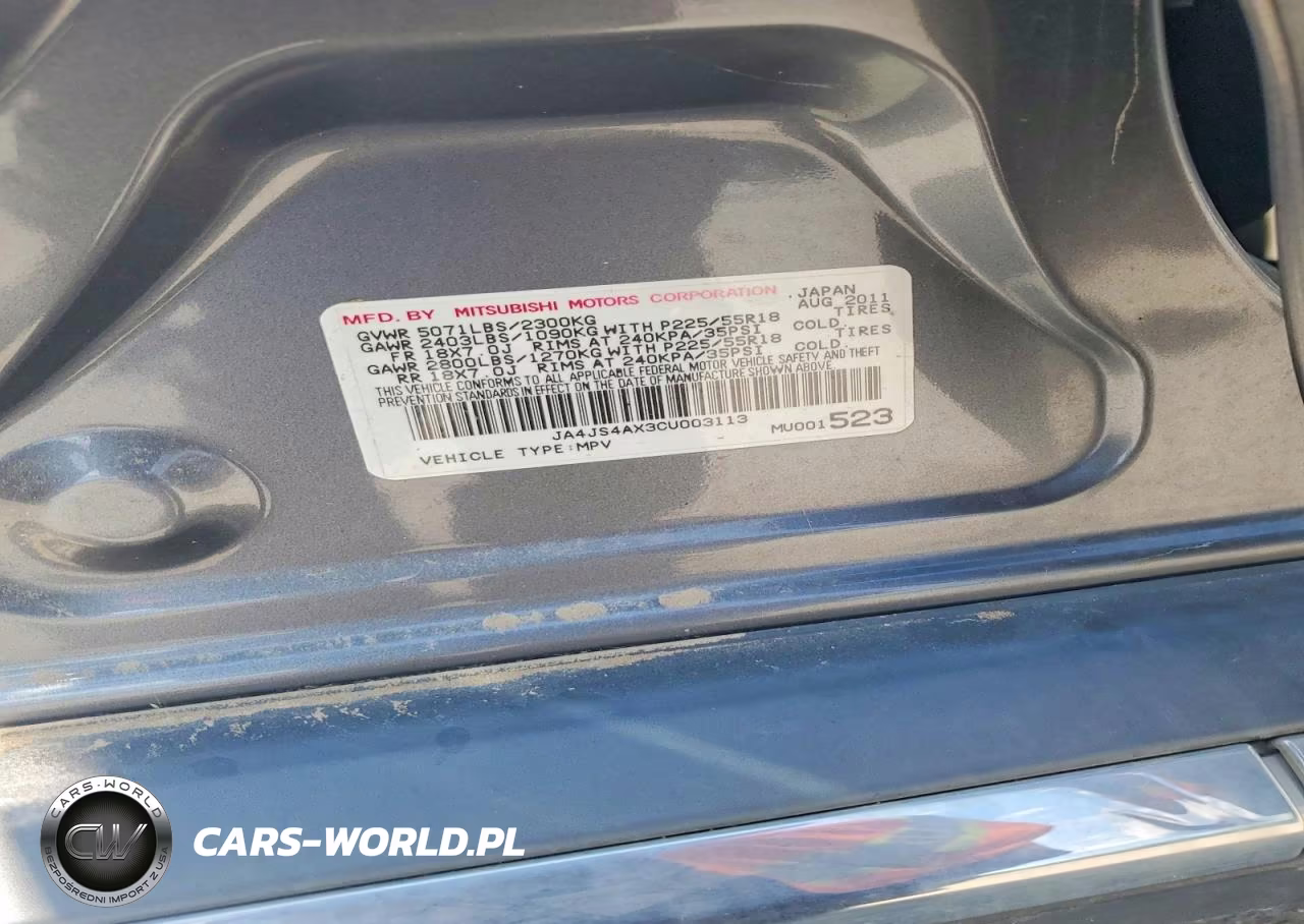 2012 Mitsubishi Outlander Gt VIN:JA4JS4AX3CU003113 - 13
