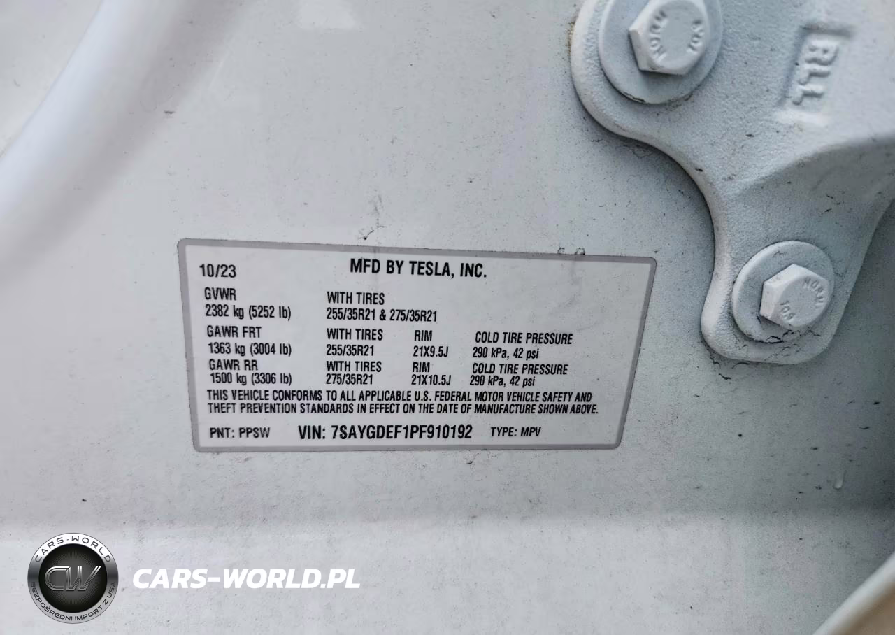 2023 Tesla Model Y VIN:7SAYGDEF1PF910192 - 12