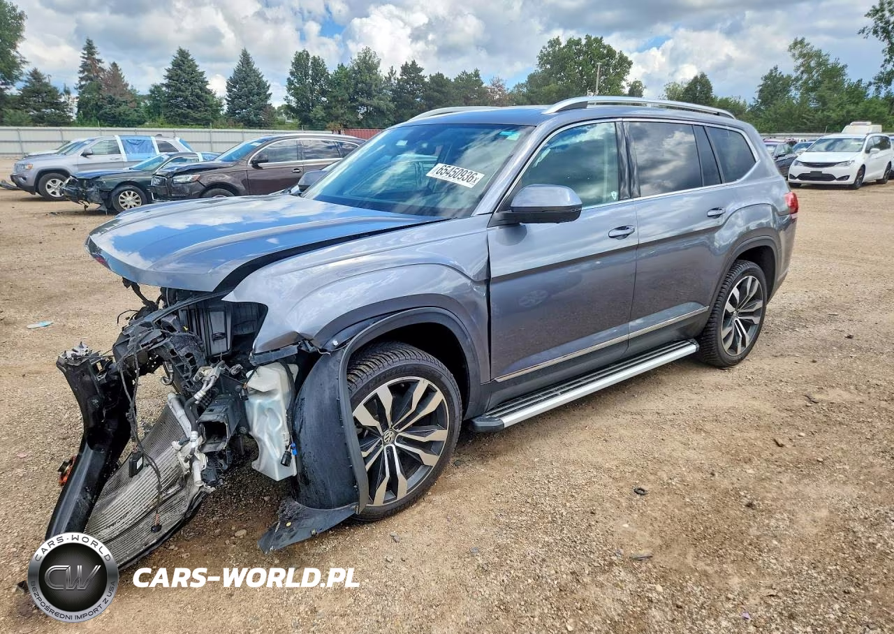2019 Volkswagen Atlas Sel Premium VIN:1V2NR2CAXKC605672 - 1