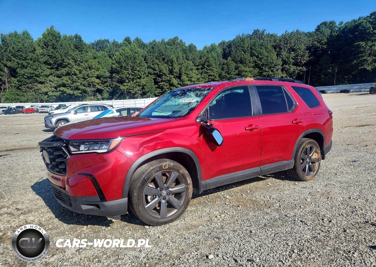 2025 Honda Pilot Sport VIN:5FNYG2H37SB037222 - 1