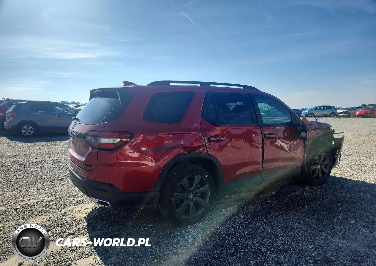 2025 Honda Pilot Sport VIN:5FNYG2H37SB037222 - 3