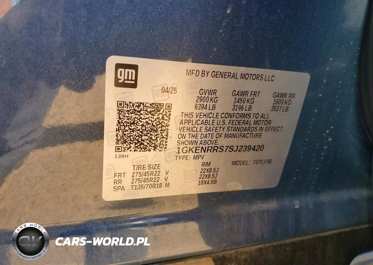 2025 GMC Acadia Denali VIN:1GKENRRS7SJ239420 - 13