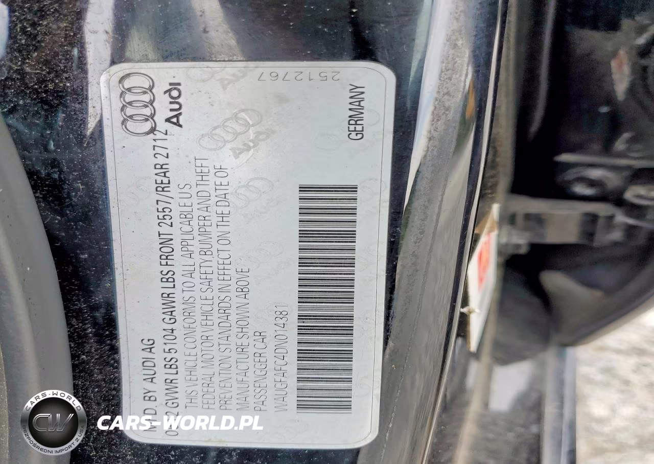 2013 Audi A6 Premium Plus VIN:WAUGFAFC4DN014381 - 12