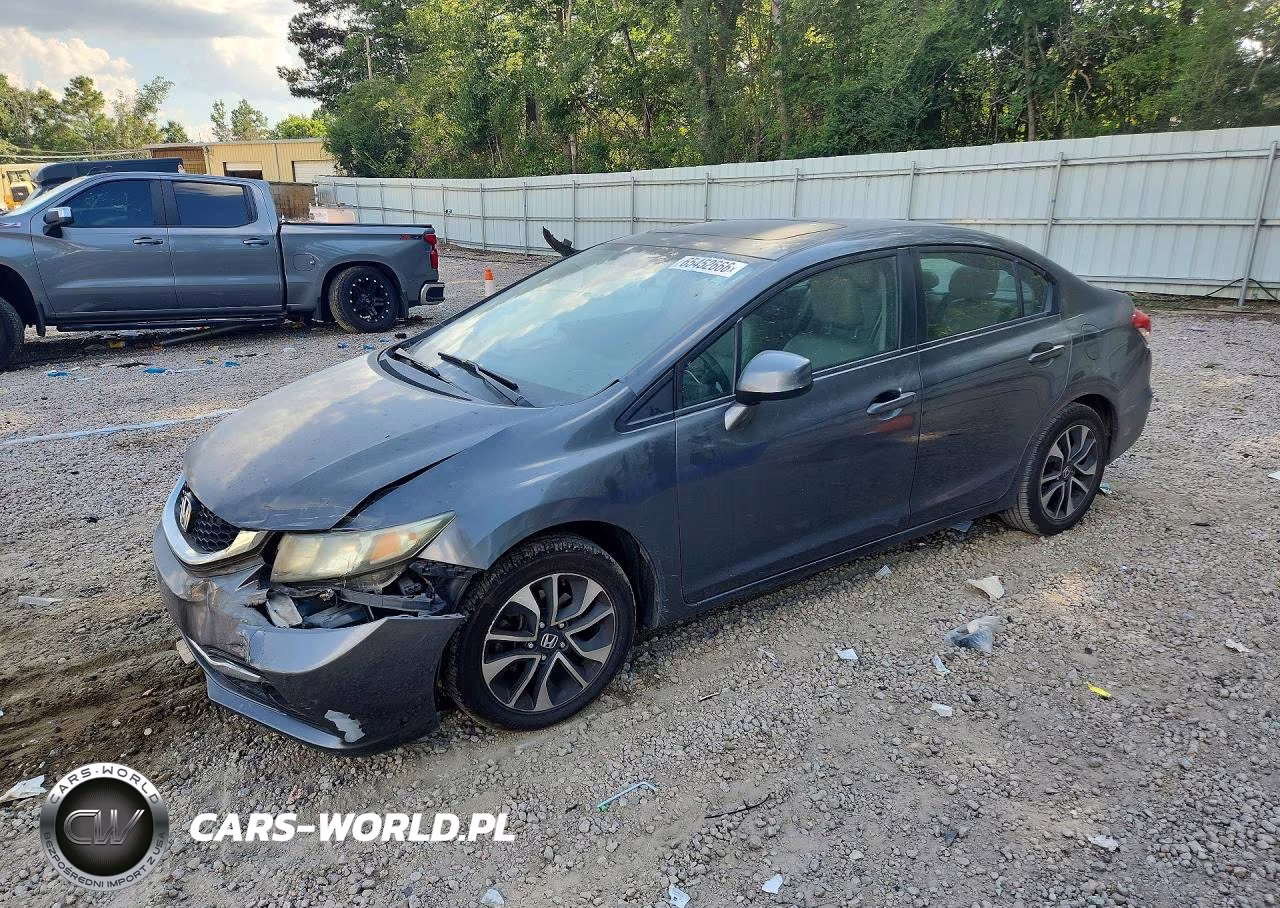 2013 Honda Civic Exl VIN:2HGFB2F96DH524486 - 1