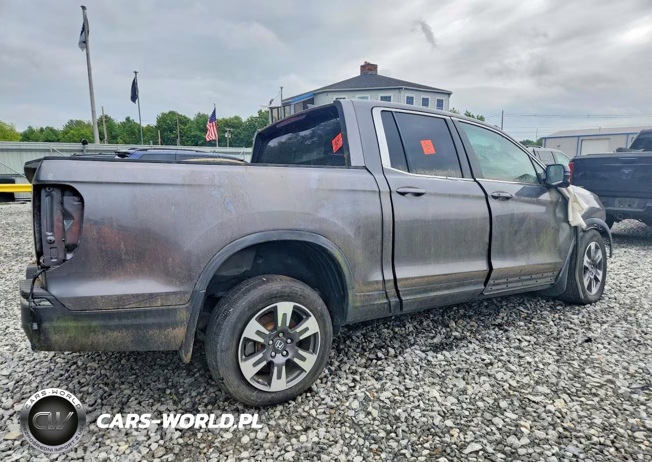 2017 Honda Ridgeline Rtl VIN:5FPYK3F60HB033143 - 3